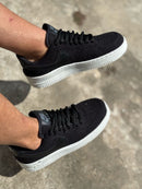 TÊNIS NIKE AIR FORCE BLACK/WHITE