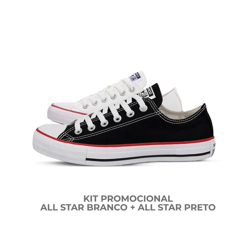 All star Branco + All Star Preto