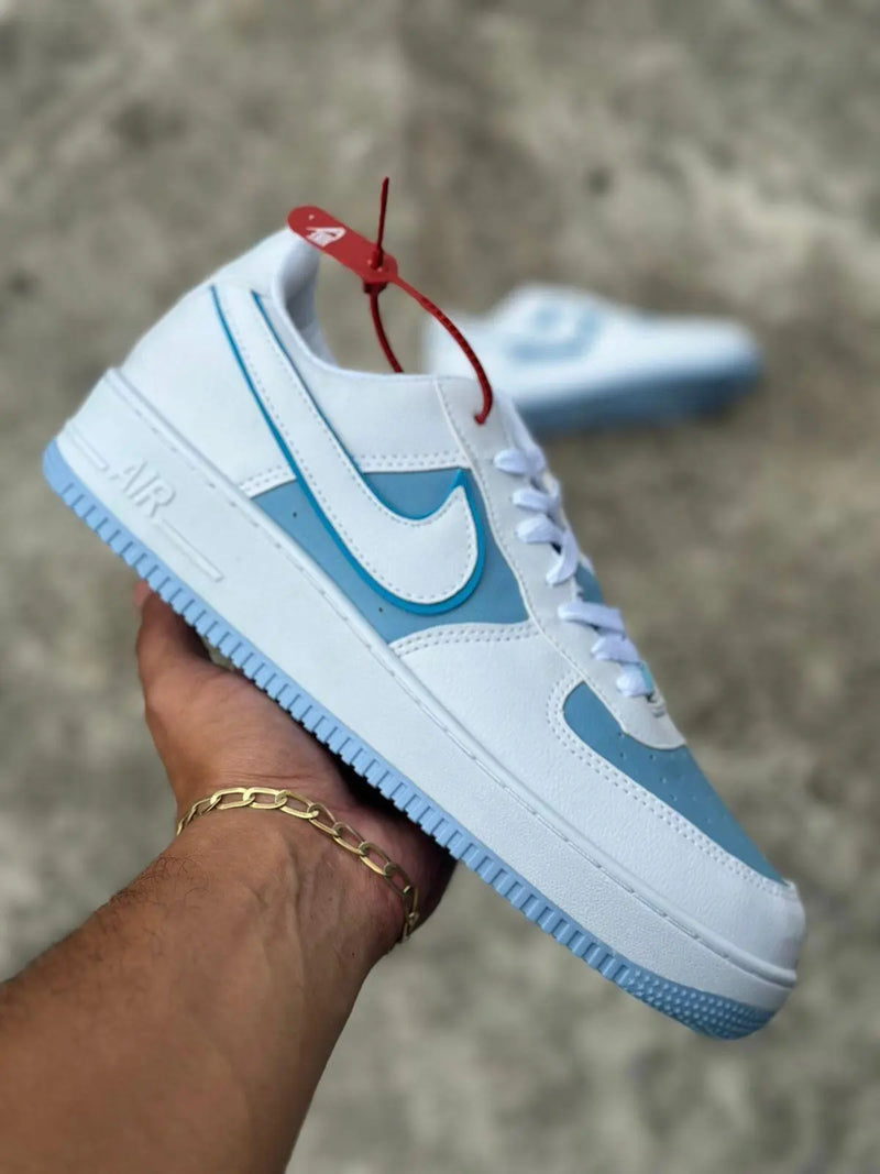 Tênis Air Force  One  Branco Azul