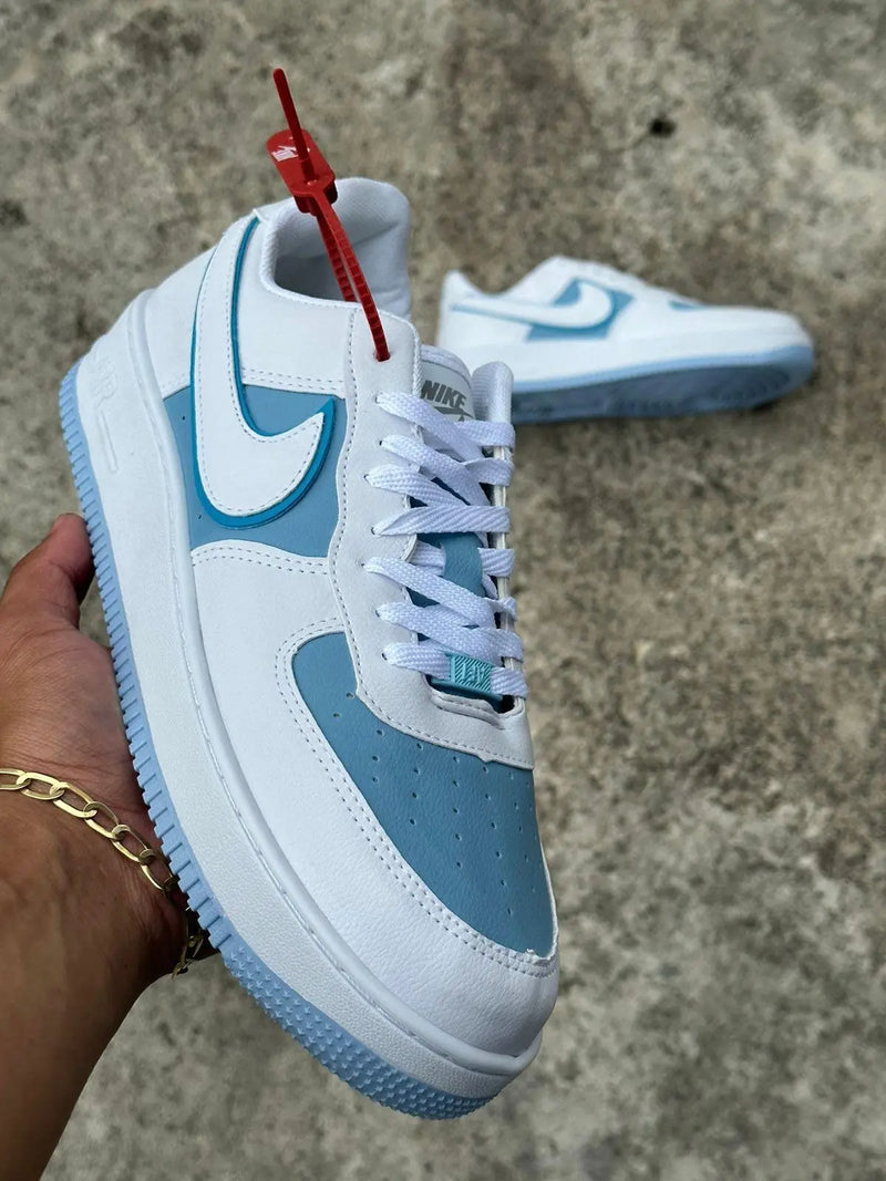 Tênis Air Force  One  Branco Azul