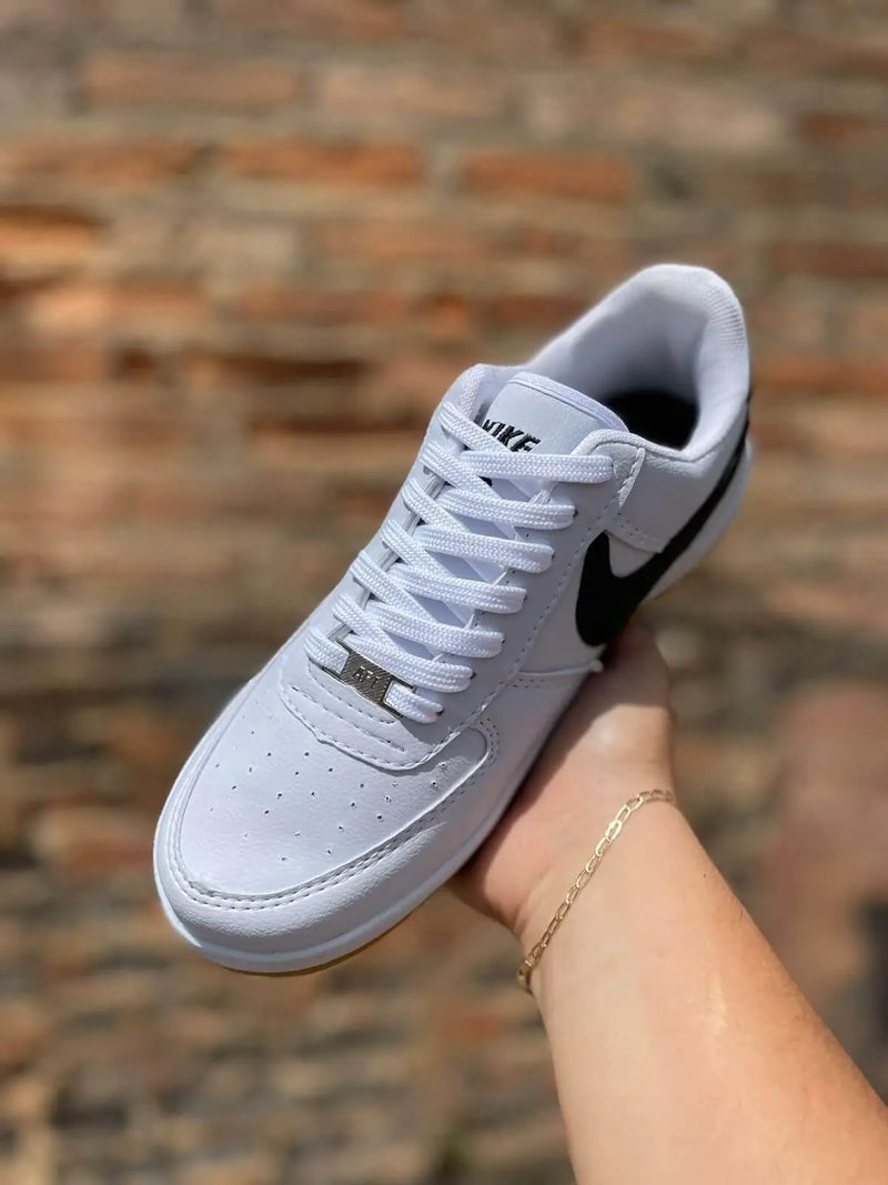 Tênis Air Force  One Branco Preto