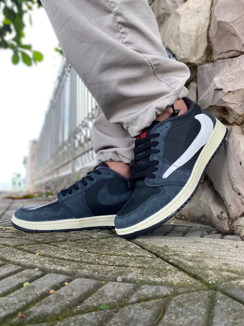 Tênis Air Jordan 1 Low Og Sp X Travis Scott Olive Calçados Store Raga