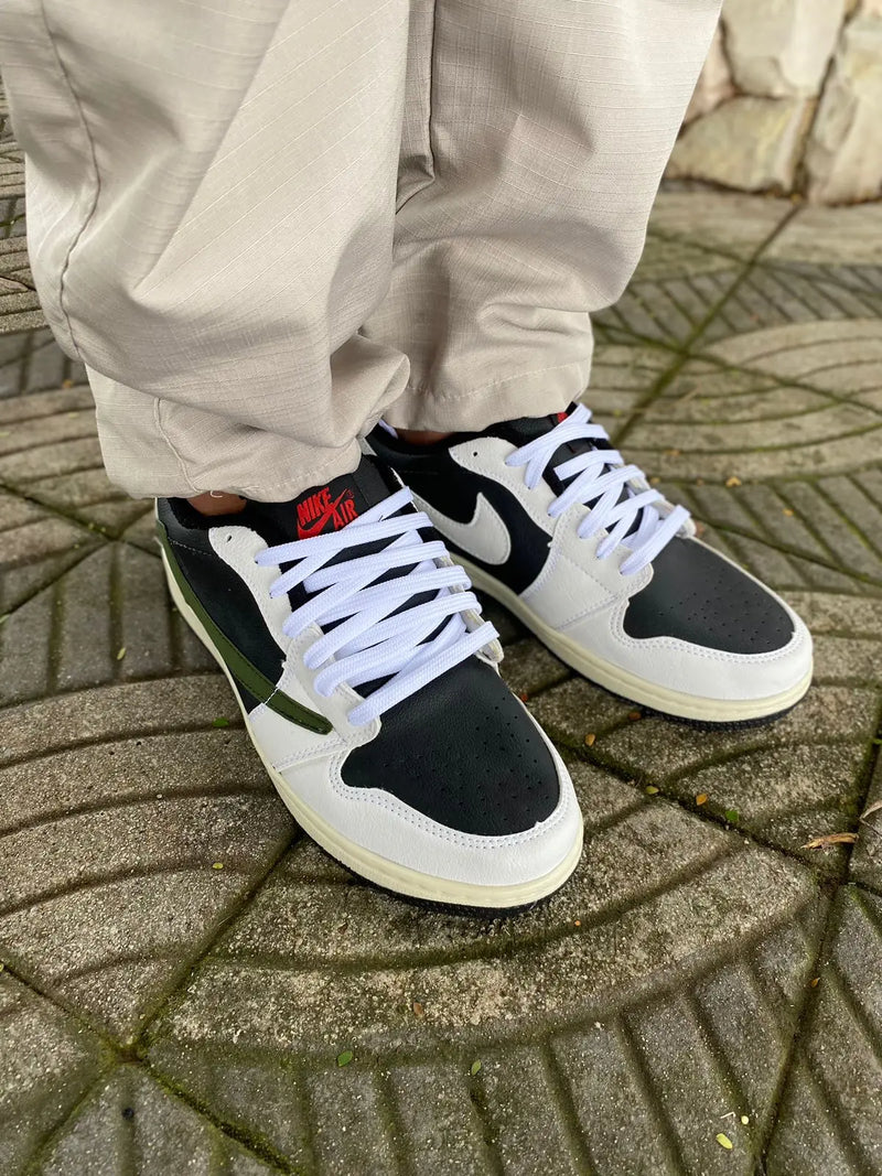 Tênis Air Jordan 1 Low Og Sp X Travis Scott Olive Calçados Store Raga