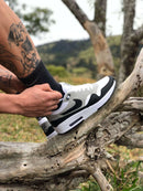 Tênis Air Max 90 Retrô Cinza Preto