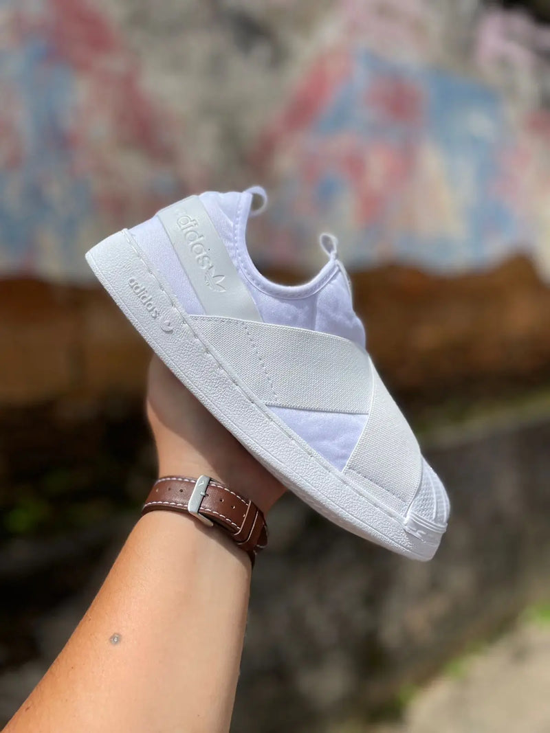 Tênis Slip On Preto Branco Calçados Store Raga