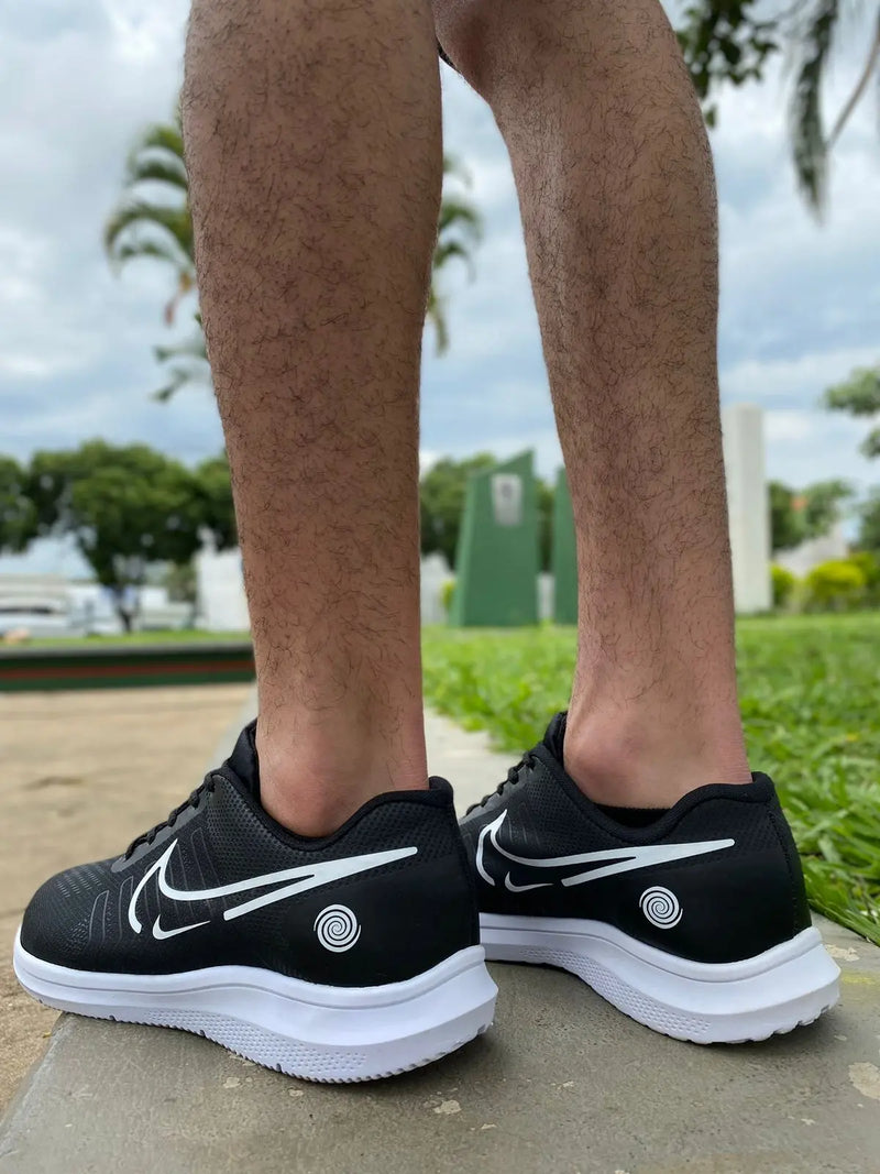 Tênis Zoom Running Preto Branco Calçados Store Raga