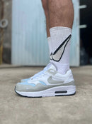 Tênis Air Max 90 Just do It couro sintético/camurça Cinza Calçados Store Raga