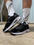 Tênis Air Max 90 Just do It couro sintético/camurça Preto Calçados Store Raga