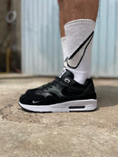 Tênis Air Max 90 Just do It couro sintético/camurça Preto Calçados Store Raga